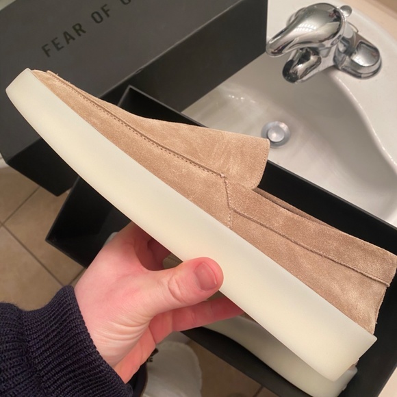 SOLD Fear of God FOG Beige Suede Shoe / Sneaker - Picture 5 of 7